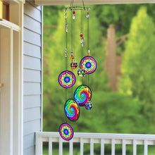 Load image into Gallery viewer, Memorial Wind Chimes Rainbow Maker Window Hanging Sun Catcher Wind Chimes Decoration For Patio Balcony Garden Wall Hanging Ornament Decor
