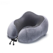 Load image into Gallery viewer, Memory Foam Neck Pillows Headrest Massage Cushion Travel Holiday Vacation Car Seat Rest Pad Neck Pillow Memory Foam Travel Office Car Embrace Cervical Pillow Cotton Neck Pillow Neck Pillow For Traveling Upgraded Travel Neck Pillow Travel Accessories
