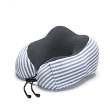 Load image into Gallery viewer, Memory Foam Neck Pillows Headrest Massage Cushion Travel Holiday Vacation Car Seat Rest Pad Neck Pillow Memory Foam Travel Office Car Embrace Cervical Pillow Cotton Neck Pillow Neck Pillow For Traveling Upgraded Travel Neck Pillow Travel Accessories
