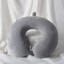 Load image into Gallery viewer, Memory Foam U-Shaped pillow Slow Rebound Neck Pillow Nap Airplane Pillow Travel Cartoon Memory U-Shaped Headrest Long Trip Sleep With No Neck Pain Super Soft Memory Foam Neck Pillow Easy Washing With Removable Cover By My Perfect Dream
