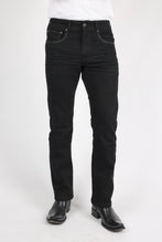 Load image into Gallery viewer, Holt Men&#39;s Black Boot Cut Jeans

