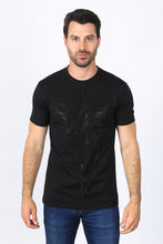 Load image into Gallery viewer, Mens Modern Fit Stretch Crystals T-Shirt
