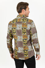 Load image into Gallery viewer, Satin Cotton/Spandex Long Sleeve Shirt - Black
