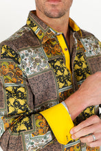 Load image into Gallery viewer, Satin Cotton/Spandex Long Sleeve Shirt - Black
