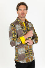 Load image into Gallery viewer, Satin Cotton/Spandex Long Sleeve Shirt - Black
