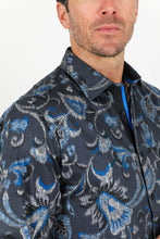 Load image into Gallery viewer, Satin Cotton/Spandex Long Sleeve Shirt - Black
