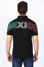 Load image into Gallery viewer, Mens Modern Fit Stretch MEXICO Embroidery Polo
