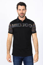 Load image into Gallery viewer, Mens Modern Fit Stretch MEXICO Embroidery Polo
