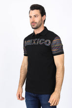 Load image into Gallery viewer, Mens Modern Fit Stretch MEXICO Embroidery Polo
