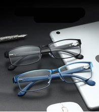 Load image into Gallery viewer, Men Blue Business Glasses Reading Glasses For Women Titanium Eye Glasses Male Hyperopia New  Glasses Frame Sunglasses For Ladies Eyewear Frame Sun Glasses For Women Men
