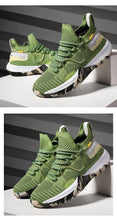 Load image into Gallery viewer, Men Breathable Basketball Shoes Shockproof High Top Sneakers Cushioning Sport Shoes Outdoor Training Ankle Boots Lightning Professional Anti Slip Sports Shoes For Running Walking Sport
