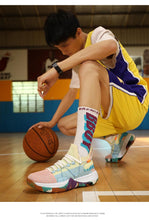 Load image into Gallery viewer, Men Breathable Basketball Shoes Shockproof High Top Sneakers Cushioning Sport Shoes Outdoor Training Ankle Boots Lightning Professional Anti Slip Sports Shoes For Running Walking Sport
