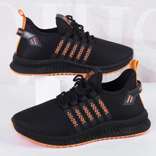 Load image into Gallery viewer, Men Breathable Sneakers Casual Lightweight Running Trainers Mesh Comfortable Sport Fashion Lace Up Mens Mesh Flats Comfortable Walking Mens Sneakers
