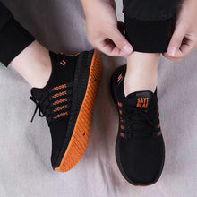 Load image into Gallery viewer, Men Breathable Sneakers Casual Lightweight Running Trainers Mesh Comfortable Sport Fashion Lace Up Mens Mesh Flats Comfortable Walking Mens Sneakers
