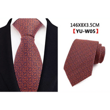 Load image into Gallery viewer, Men Business Elegant Necktie Design Silk Wedding Tie For Men Office Mens Fashion Formal Tie
