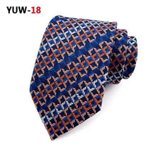 Load image into Gallery viewer, Men Business Elegant Necktie Design Silk Wedding Tie For Men Office Mens Fashion Formal Tie
