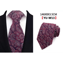 Load image into Gallery viewer, Men Business Elegant Necktie Design Silk Wedding Tie For Men Office Mens Fashion Formal Tie
