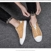 Load image into Gallery viewer, Men Casual Shoes Fashion Canvas Breathable Autumn Lace Up Comfortable Casual Shoes Outdoor Men Sneakers Womens Canvas Shoes Sneakers Low Top Tennis Shoes Casual Walking Shoes
