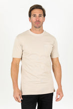 Load image into Gallery viewer, Classic Cotton Knit Beige T-Shirt

