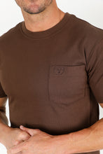 Load image into Gallery viewer, Classic Cotton Knit Brown T-Shirt
