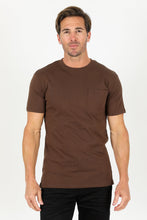 Load image into Gallery viewer, Classic Cotton Knit Brown T-Shirt
