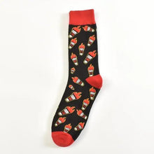 Load image into Gallery viewer, Men Cotton Socks Gradient Color Summer Style Long Wedding Sock Men  Knee High Business Socks Man Socks Men's Ladies Novelty Bright Colorful Patterned Cotton Socks
