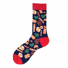 Load image into Gallery viewer, Men Cotton Socks Gradient Color Summer Style Long Wedding Sock Men  Knee High Business Socks Man Socks Men's Ladies Novelty Bright Colorful Patterned Cotton Socks
