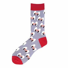 Load image into Gallery viewer, Men Cotton Socks Gradient Color Summer Style Long Wedding Sock Men  Knee High Business Socks Man Socks Men's Ladies Novelty Bright Colorful Patterned Cotton Socks
