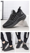 Load image into Gallery viewer, Men Fashion Sneakers Breathable Casual Shoes Orange Sole Mesh Lightweight Trainers Walking Running Tennis Gym Shoes For Mens Non Slip Sport Sneakers
