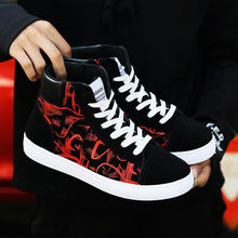 Load image into Gallery viewer, Men Fashion Sneakers Canvas Breathable Cool Street Sneakers Black Blue Red Men's Causal Shoes Comfortable Light Casual High Quality New Fashion Walking Sneakers
