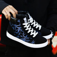 Load image into Gallery viewer, Men Fashion Sneakers Canvas Breathable Cool Street Sneakers Black Blue Red Men's Causal Shoes Comfortable Light Casual High Quality New Fashion Walking Sneakers
