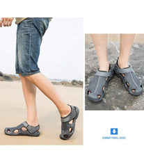Load image into Gallery viewer, Men Flip Flops Sandals Summer Slippers Summer Beach Slippers Sandals Breathable Slip On Shoes Outdoor Home Slip On Walking Casual Fashion Clogs For Mens
