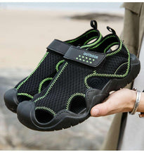 Load image into Gallery viewer, Men Flip Flops Sandals Summer Slippers Summer Beach Slippers Sandals Breathable Slip On Shoes Outdoor Home Slip On Walking Casual Fashion Clogs For Mens
