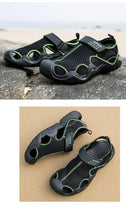 Load image into Gallery viewer, Men Flip Flops Sandals Summer Slippers Summer Beach Slippers Sandals Breathable Slip On Shoes Outdoor Home Slip On Walking Casual Fashion Clogs For Mens
