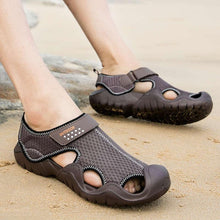 Load image into Gallery viewer, Men Flip Flops Sandals Summer Slippers Summer Beach Slippers Sandals Breathable Slip On Shoes Outdoor Home Slip On Walking Casual Fashion Clogs For Mens
