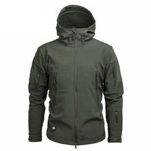 Load image into Gallery viewer, Men Green Autumn Camouflage Jacket Men's Lightweight Water-Resistant Jacket Tactical Clothing  Male Camouflage Windbreaker Breathable Outdoor Snow Jacket
