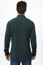 Load image into Gallery viewer, Men’s Modern Fit Stretch Dress Shirt - Green
