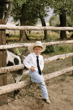 Load image into Gallery viewer, Men In Black Boys Tie
