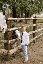 Load image into Gallery viewer, Men In Black Boys Tie
