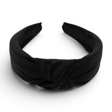 Load image into Gallery viewer, Men in Black - Knotted Headband

