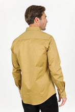 Load image into Gallery viewer, Satin Solid Shirt - Khaki
