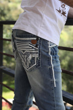Load image into Gallery viewer, Holt Men&#39;s Medium Wash Slim Boot Cut Jeans
