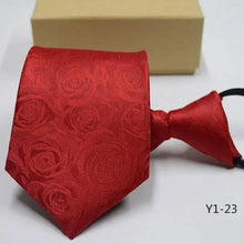 Load image into Gallery viewer, Men Modern Design Adjustable Band Patterned Necktie For Men Casual Dress Party Wedding Suit Bridegroom Necktie
