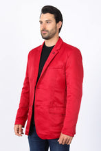 Load image into Gallery viewer, Men's Double Button Red Blazer
