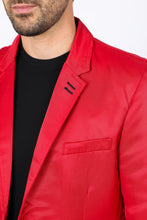 Load image into Gallery viewer, Men's Double Button Red Blazer
