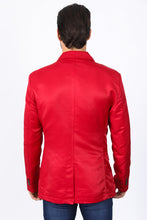 Load image into Gallery viewer, Men's Double Button Red Blazer
