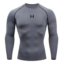 Load image into Gallery viewer, Men Running Compression T-shirt Long sleeves Sport Tees Gym Fitness Sweatshirt Male Jogging Tracksuit Homme Athletic Shirt Tops
