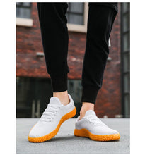 Load image into Gallery viewer, Men's Black Sneakers Mesh Breathable Shoes Male Fashion Black Athletic Footwear Flat Casual Walking Shoes Breathable Casual Shoes Couple Fashion Lace Up Mens Sneakers
