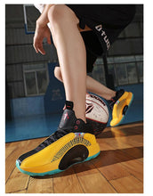 Load image into Gallery viewer, Men's Casual Breathable Comfortable Cushioned Soft Professional Sports Basketball Shoes Outdoor Street Sports Shoes Lightning Professional Anti Slip Sports Shoes For Running Walking
