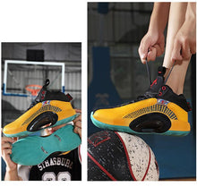 Load image into Gallery viewer, Men's Casual Breathable Comfortable Cushioned Soft Professional Sports Basketball Shoes Outdoor Street Sports Shoes Lightning Professional Anti Slip Sports Shoes For Running Walking
